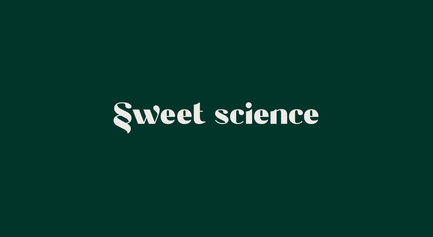 Sweet Science Wellness Nutrition Health Coach Logo Branding Design