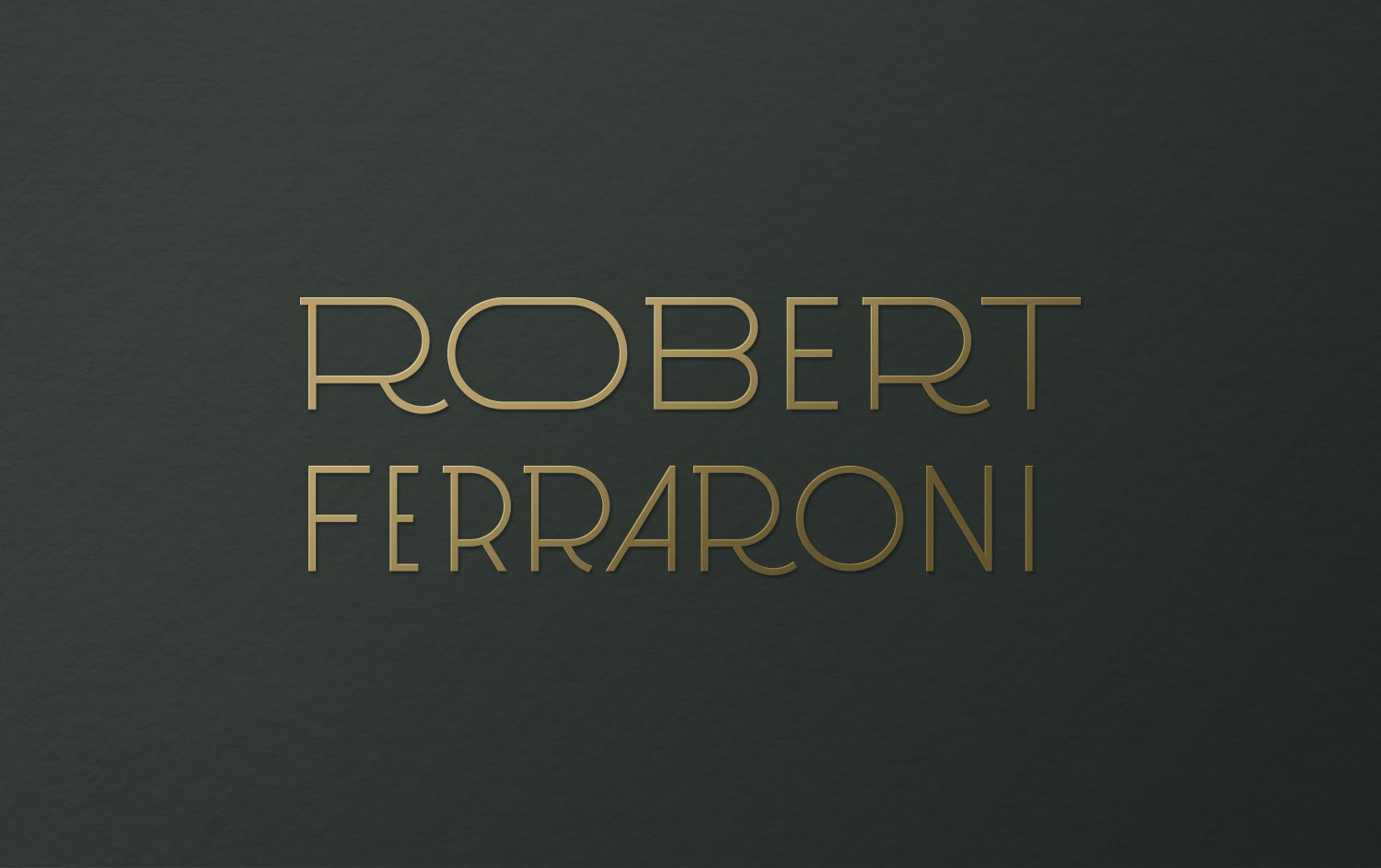 Robert Ferraroni Logo Design